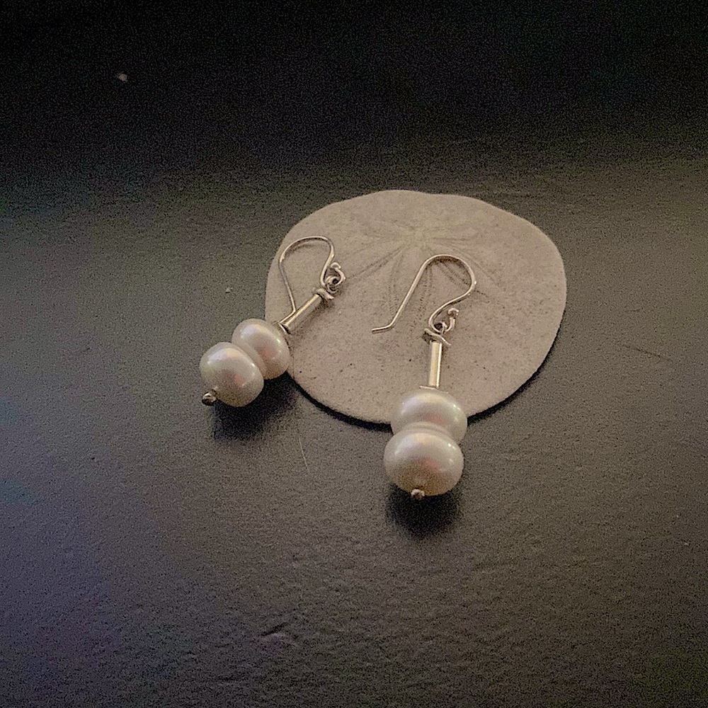 Pearl earrings